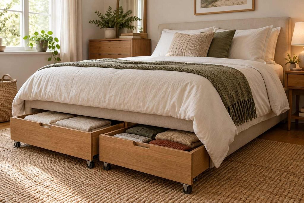 Add a chest of drawers