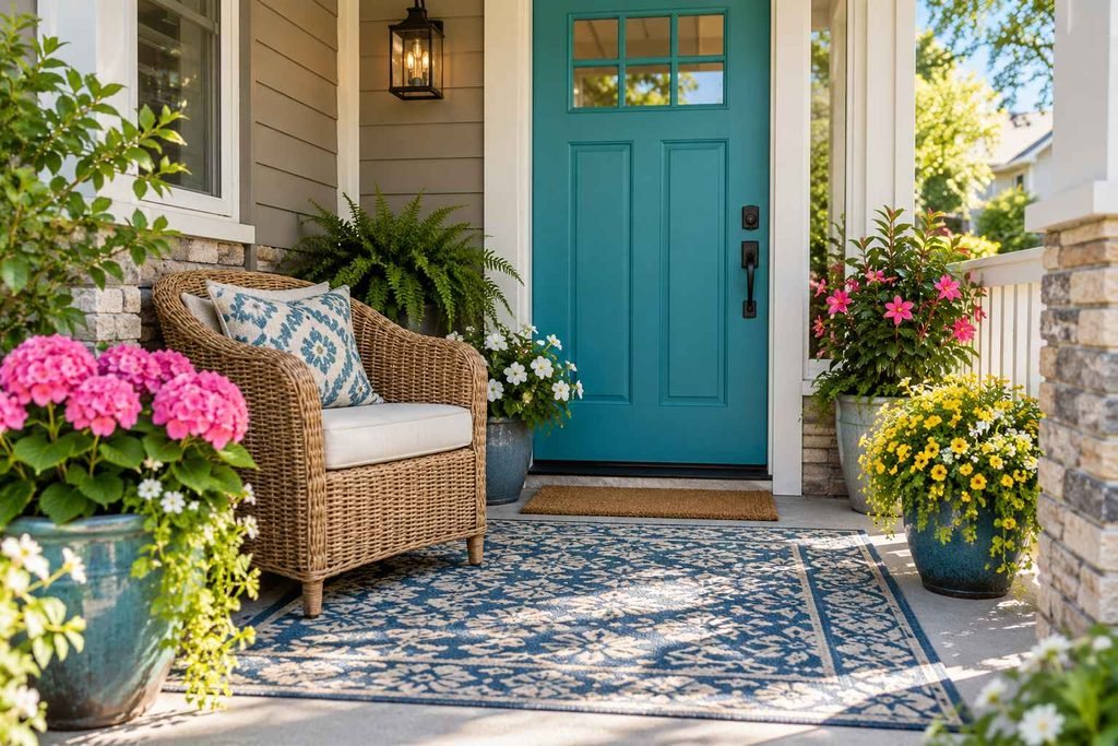 Decorate a Small Front Porch